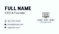 Code Computer Monitor Business Card Design