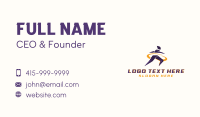 Athlete Marathon Runner Business Card Preview