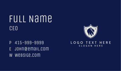 Shield Lion Enterprise  Business Card Image Preview