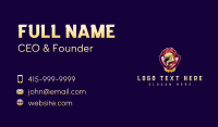 Spartan Warrior Helmet Business Card Design