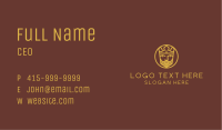 Geometric King Badge Business Card Image Preview