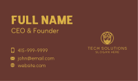 Geometric King Badge Business Card Image Preview