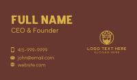 Geometric King Badge Business Card Preview