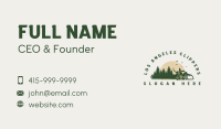 Chainsaw Forest Logging Business Card Image Preview