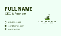 Backyard Lawn Mower Business Card Image Preview