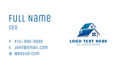 House Roof Real Estate Business Card Image Preview