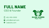 Organic Cannabis Leaf  Business Card Image Preview