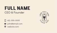 Paint Bucket Brush Carpentry  Business Card Image Preview