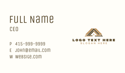 Roofing Home Repair Business Card Image Preview