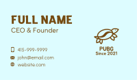 Coffee Bean Turtle  Business Card Image Preview