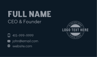Gray Circle Business Business Card Image Preview