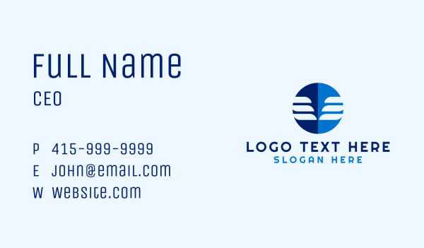Blue Accounting Firm  Business Card Design Image Preview