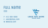 Network Telco Letter V Business Card Image Preview