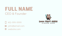 Cat Painter Tradesman Business Card Design