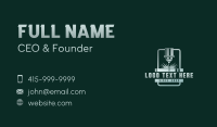 Metalwork Laser Engraving Business Card Preview