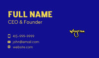 Skater Graffiti Wordmark Business Card Image Preview