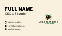 Bird Jamaican Flag Business Card Design