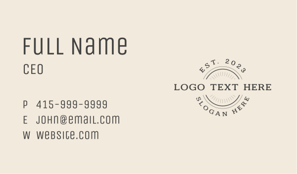 Vintage Printing Stamp Business Card Design Image Preview