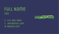 Graffiti Spray Paint Mural Business Card Image Preview