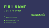 Graffiti Spray Paint Mural Business Card Image Preview