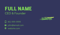 Graffiti Spray Paint Mural Business Card Image Preview