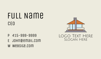 Bungalow House Property  Business Card