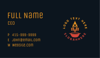 Fire Hotpot Restaurant Business Card Image Preview