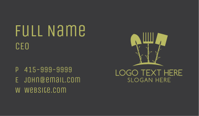 Gardening Tools  Business Card Image Preview