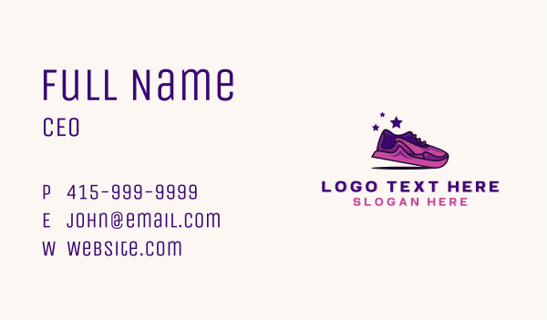 Sneakers Shoe Cleaning Footwear Business Card Design Image Preview