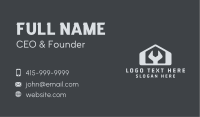 Gray Wrench Garage Business Card Image Preview