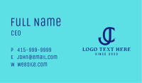 J & C Monogram Business Card Image Preview