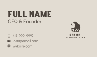 Bison Wild Bull  Business Card Image Preview