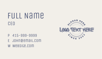 Urban Casual Business Business Card Image Preview