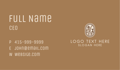 Coffee Shop Library Business Card Image Preview