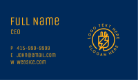 Power Plug Bolt Business Card Image Preview