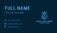 Blue Royal Fish Business Card Preview