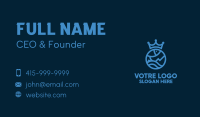 Blue Royal Fish Business Card Image Preview