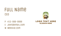 Happy Hot Coffee  Business Card Image Preview
