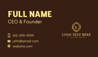 Luxury Elegant Crest Business Card Image Preview