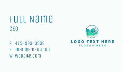 Book Plant Growth Business Card Image Preview