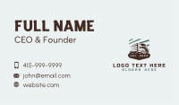 Trailer Truck Speed Delivery Business Card Image Preview