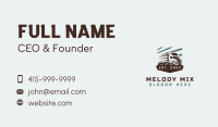 Trailer Truck Speed Delivery Business Card Design