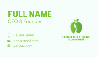 Green Apple Jetplane Business Card Image Preview
