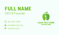 Green Apple Jetplane Business Card Preview