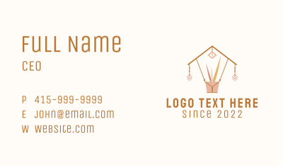 Tribal Macrame Handicraft  Business Card Image Preview