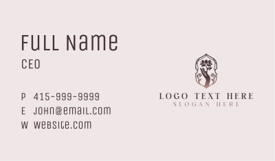 Flower Boutique Fashion Business Card Image Preview