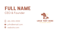 Hound Dog Grooming Scissors Business Card Image Preview