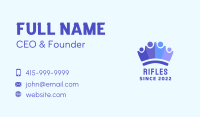 Organization Family Crown Business Card Image Preview