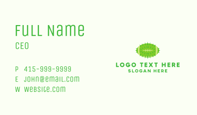 Cactus Football  Business Card Image Preview