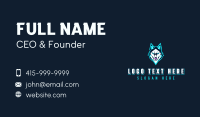 Gaming Wolf Esport Business Card Preview